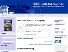 Tablet Screenshot of fuerstenbergerschule.de